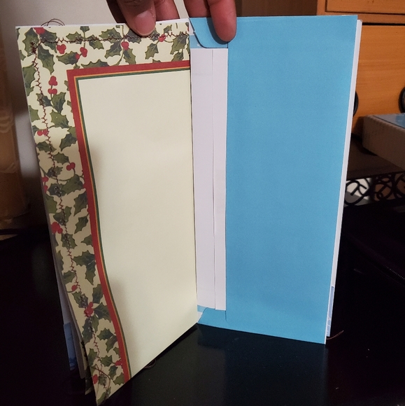 🎄 HAND CRAFTED Christmas card journal notebook with box - Picture 7 of 11